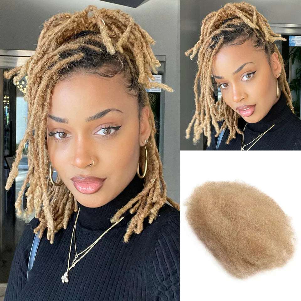 Qvr Afro Kinky Bulk Hair No Attachment 50g Afro Curly Bulk 100% Human - OSASCO