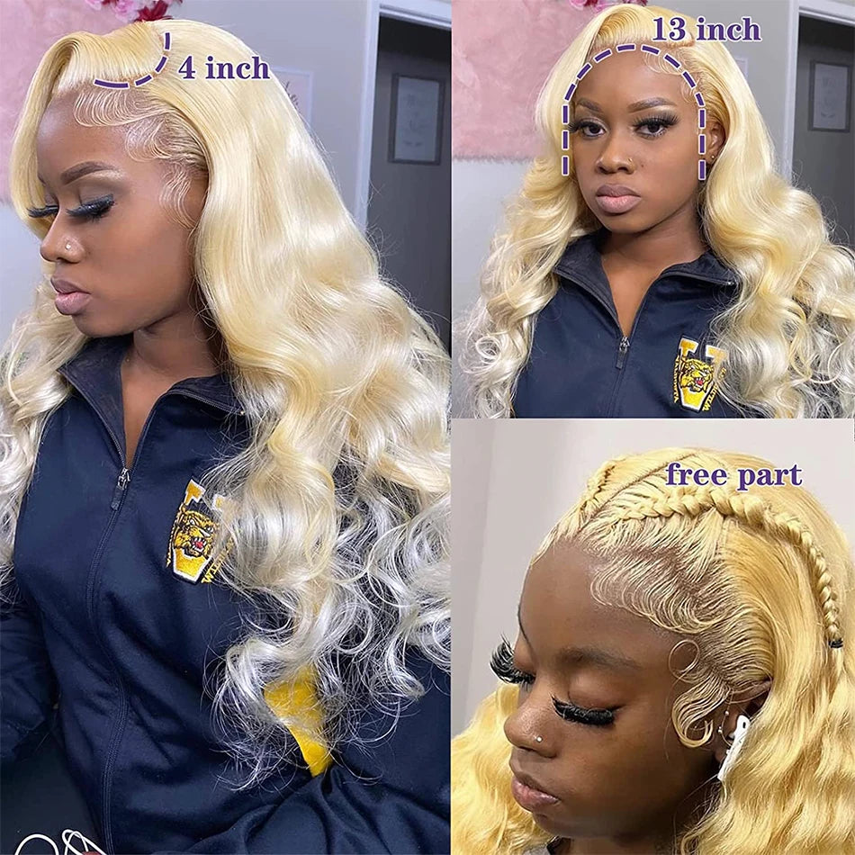 Body Wave Human Hair Lace Front Wig — product view