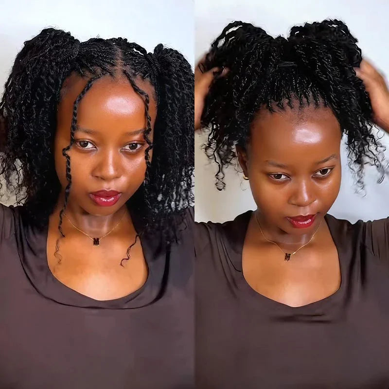 Qvr Afro Kinky Bulk Hair No Attachment 50g Afro Curly Bulk 100% Human - OSASCO