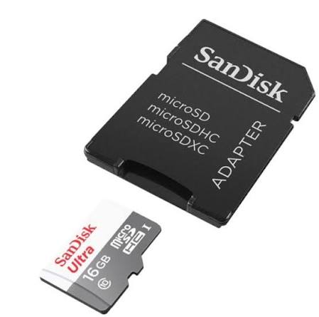 Carte mémoire microSD de 16 Go – Stockage portable